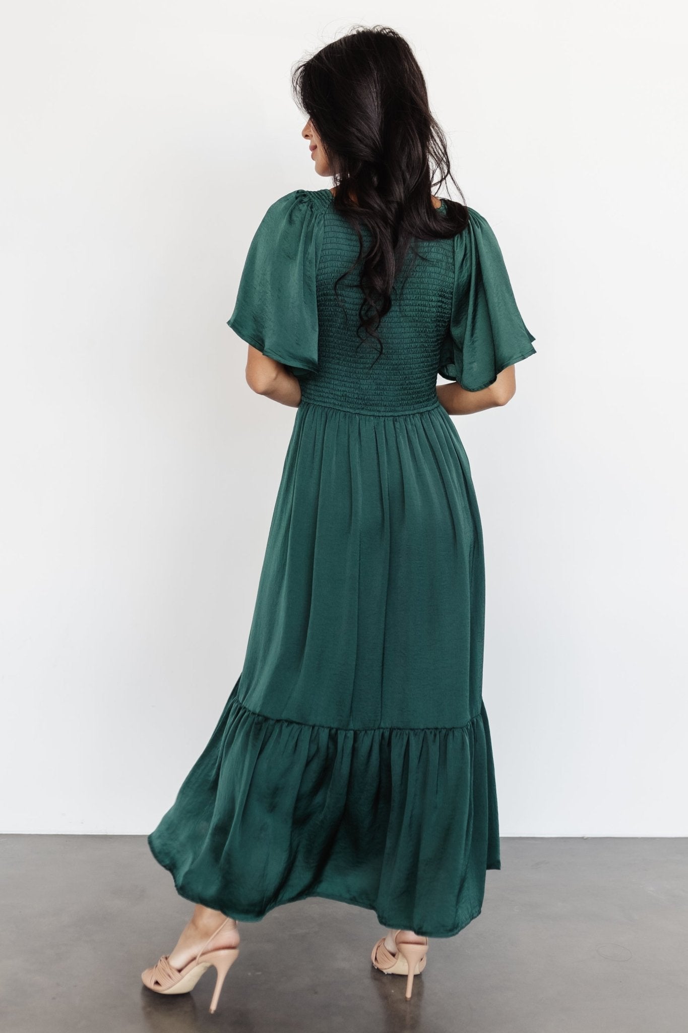 Baltic Born - Lovell Smocked Midi Dress