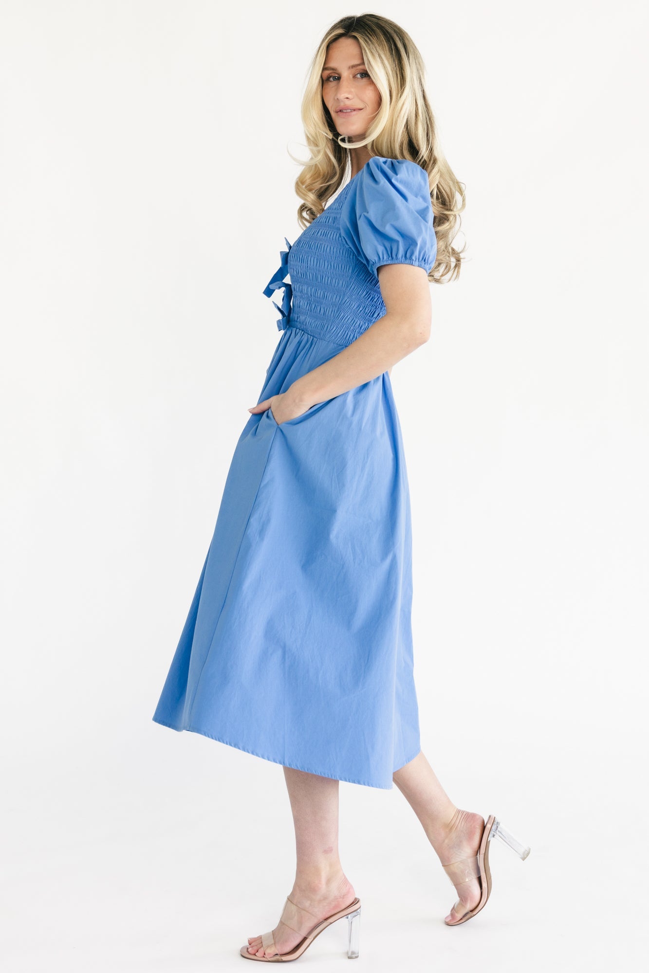 Baltic Born - Pixie Midi Bow Dress