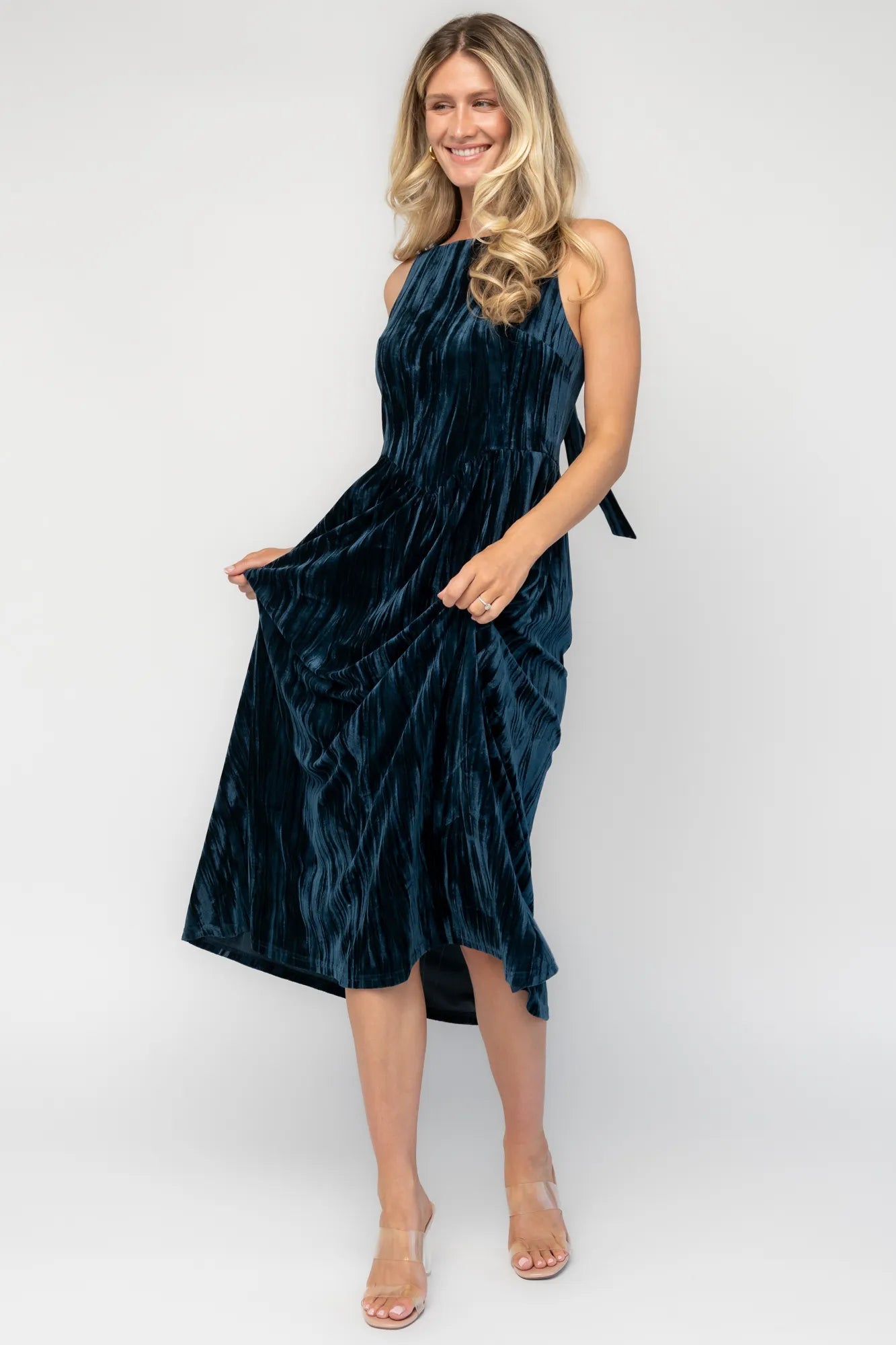 Baltic Born - Octavia Velvet Midi Dress
