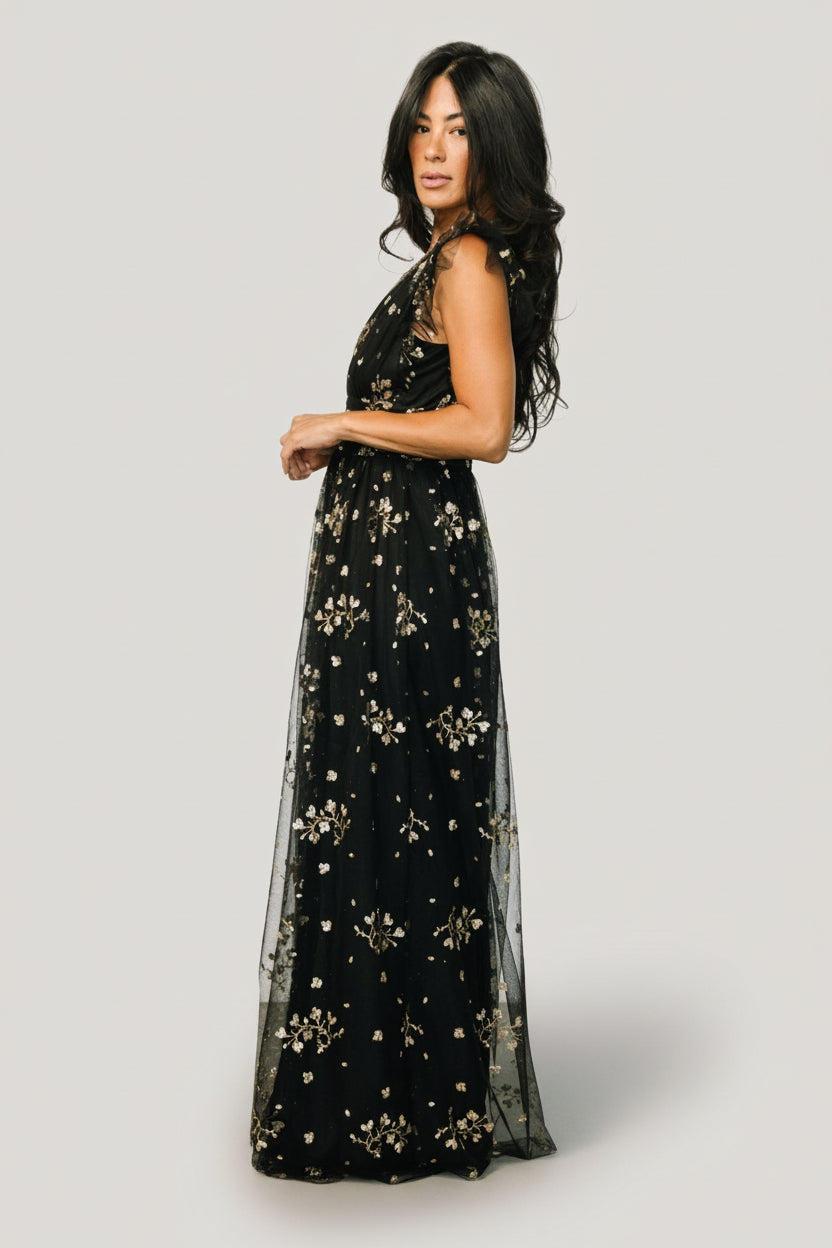 Baltic Born - Natalia Floral Embellished Maxi Dress