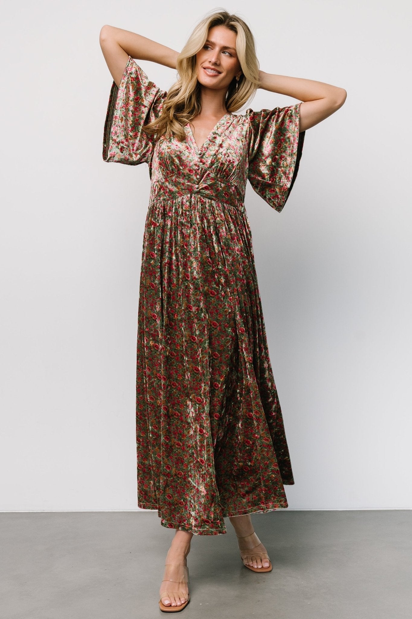 Baltic Born - Irina Velvet Maxi Dress