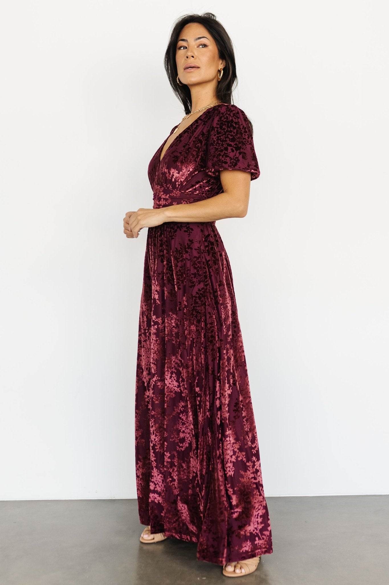 Baltic Born - Leslie Velvet Maxi Dress