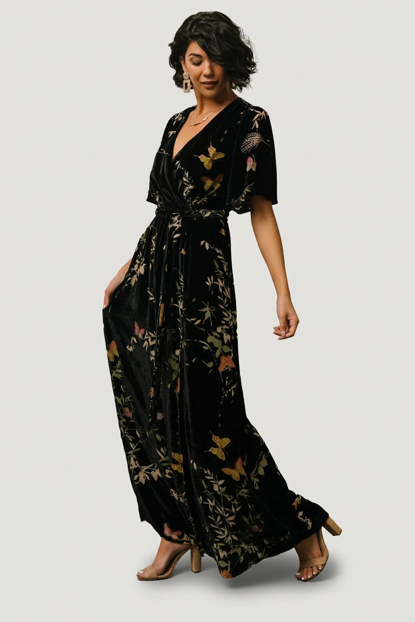 Baltic Born - Uma Velvet Maxi Dress