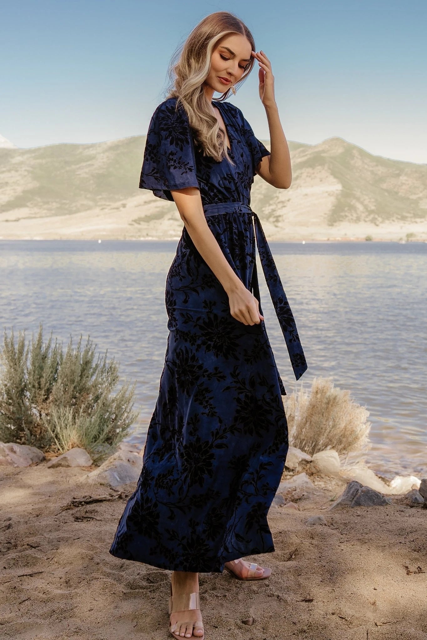Baltic Born - Uma Velvet Maxi Dress