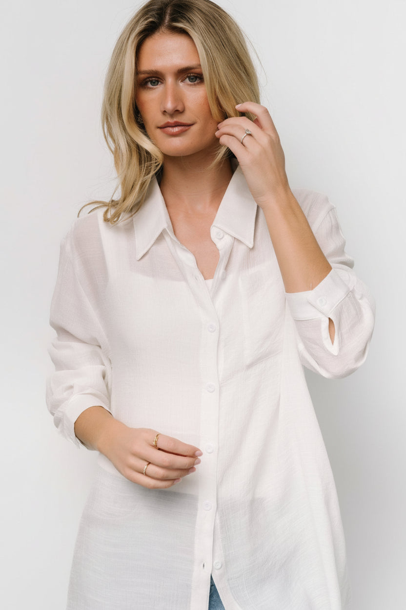 Baltic Born - Breck Button Up Top