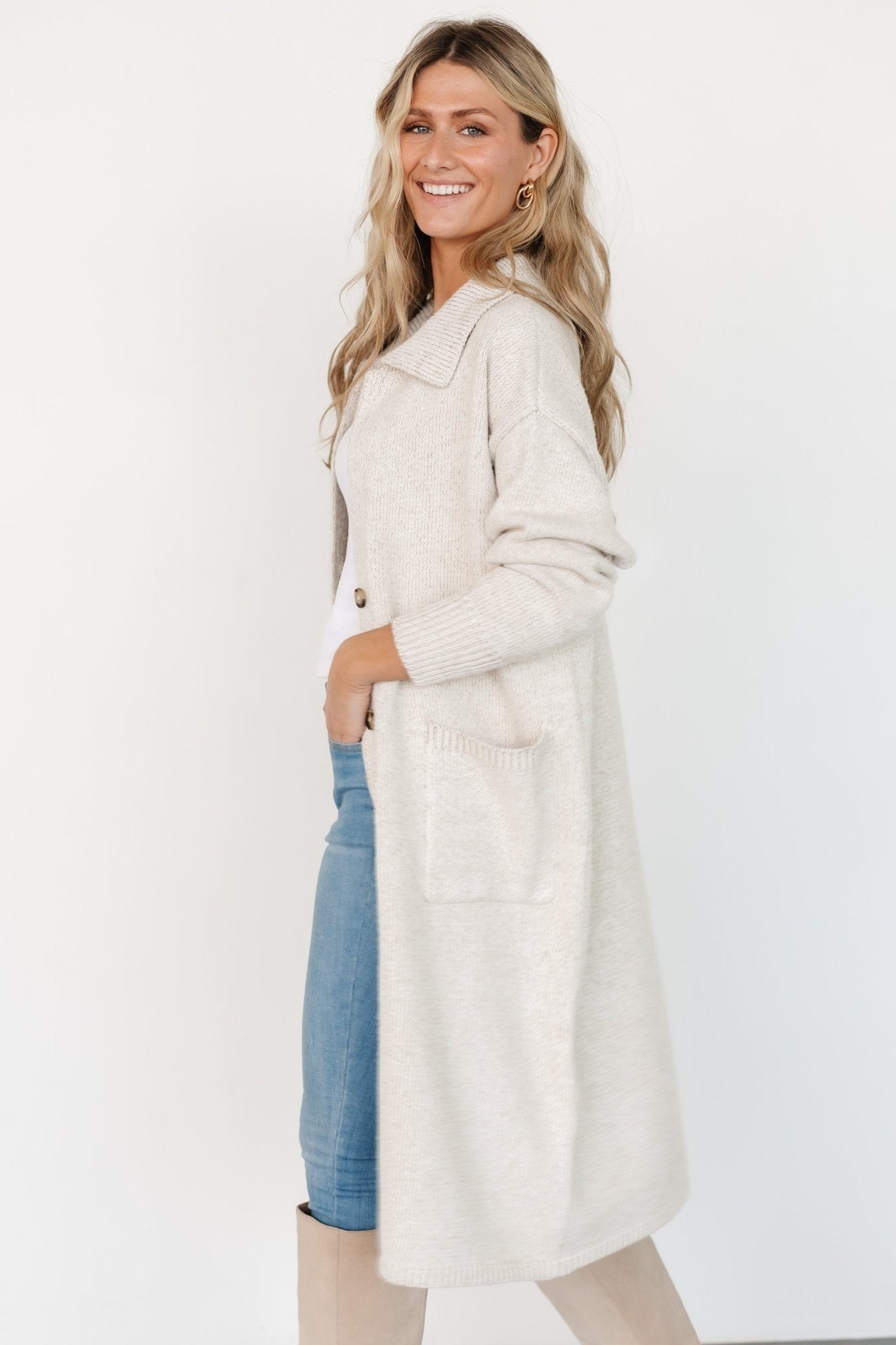 Baltic Born - Ontario Long Button Cardigan