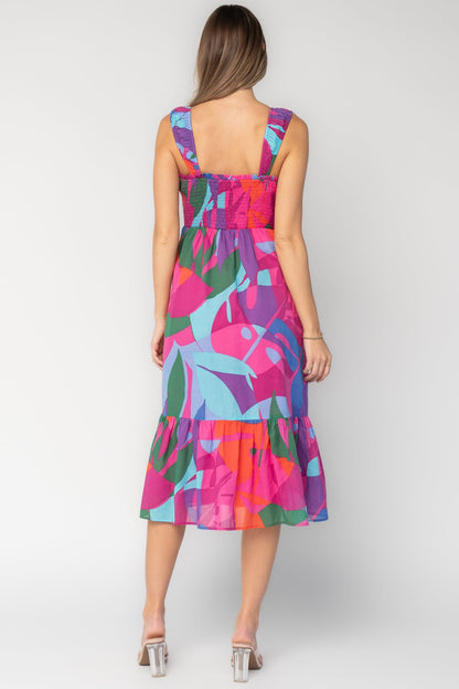 Baltic Born - Cruz Smocked Midi Dress