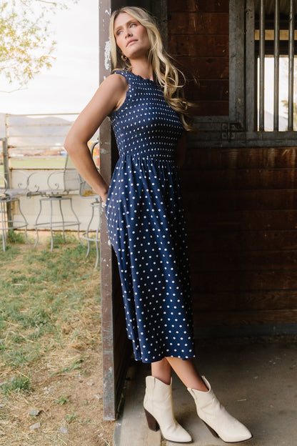Baltic Born - Alex Smocked Midi Dress