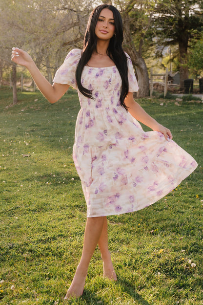 Baltic Born - Mattea Smocked Midi Dress