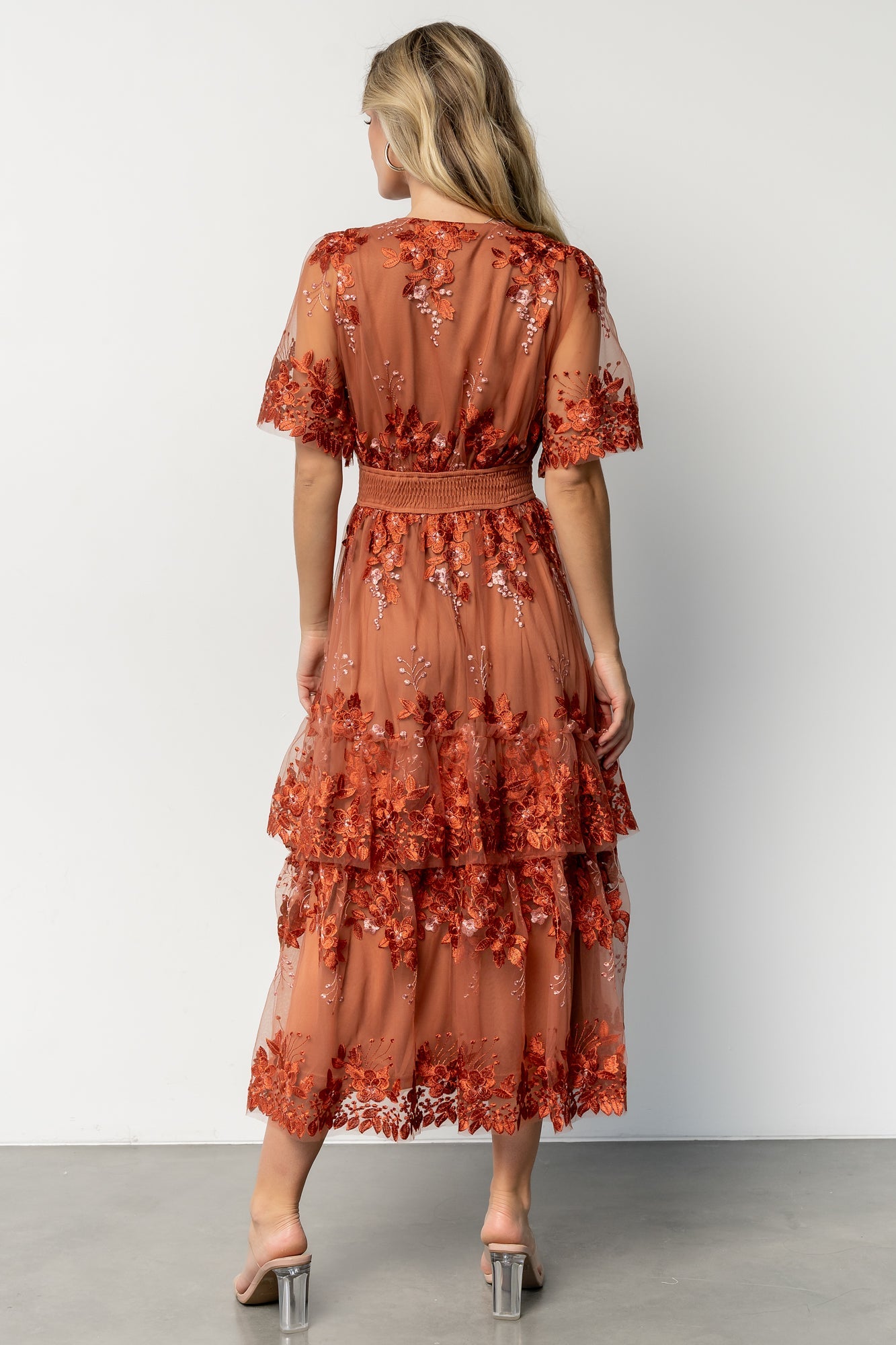 Baltic Born - Lotte Embroidered Midi Dress