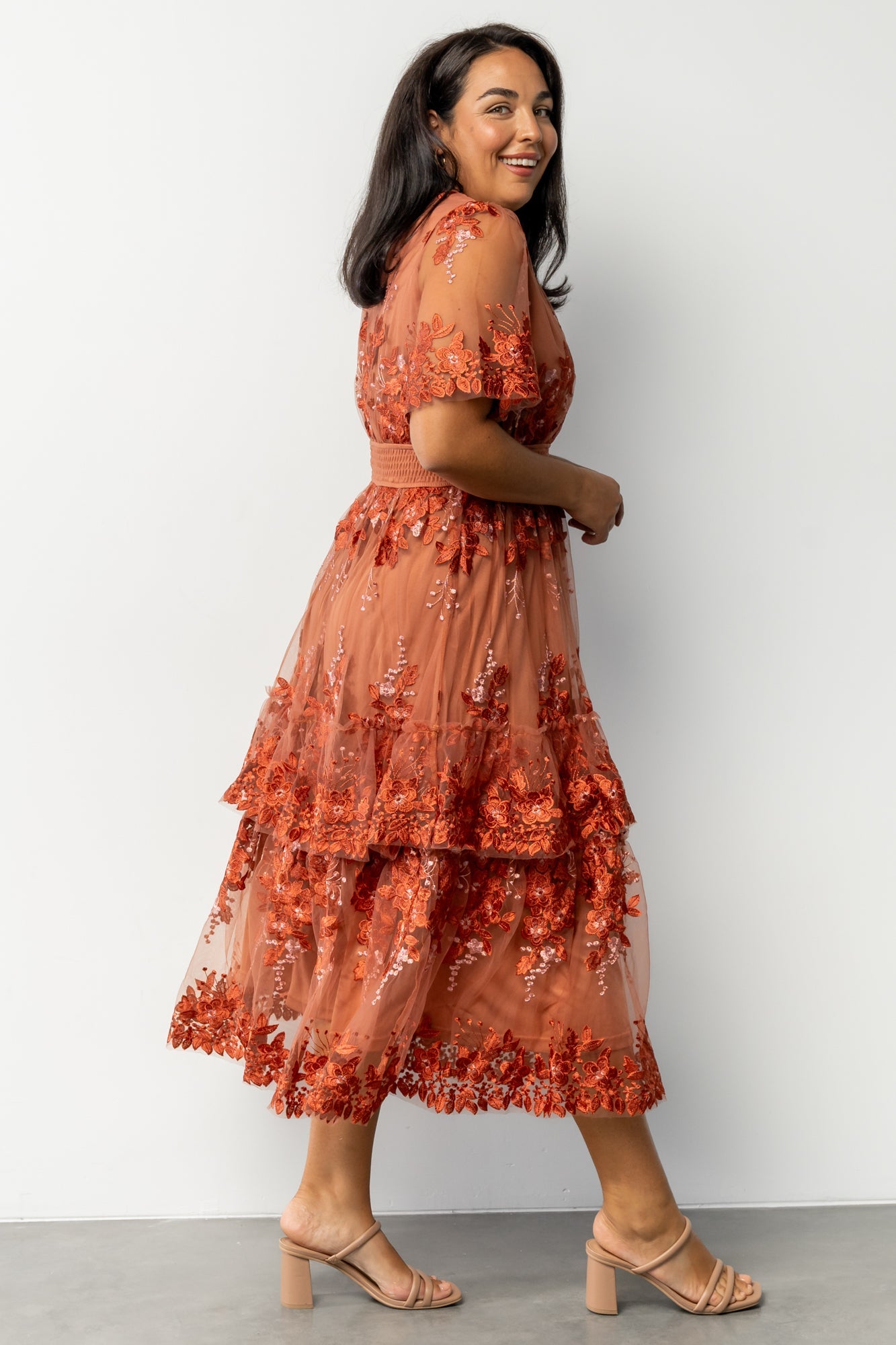 Baltic Born - Lotte Embroidered Midi Dress