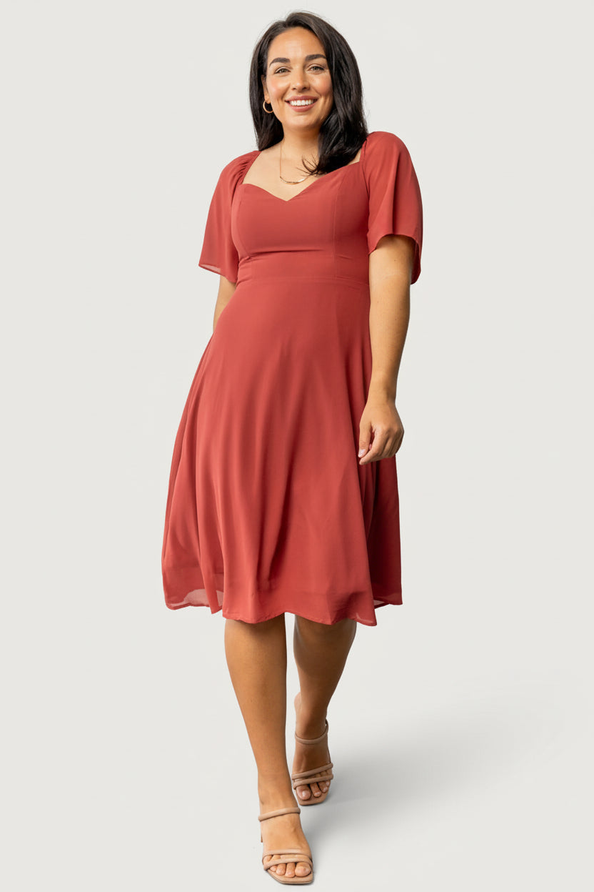 Baltic Born - Colette Sweetheart Midi Dress