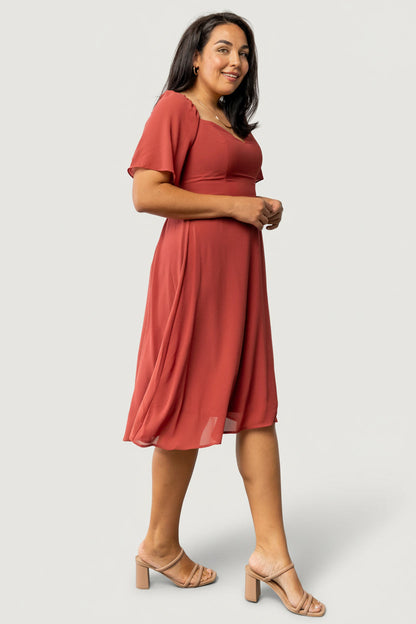 Baltic Born - Colette Sweetheart Midi Dress