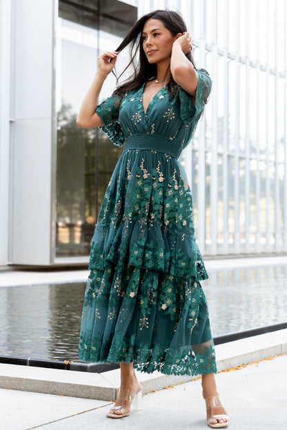 Baltic Born - Lotte Embroidered Midi Dress