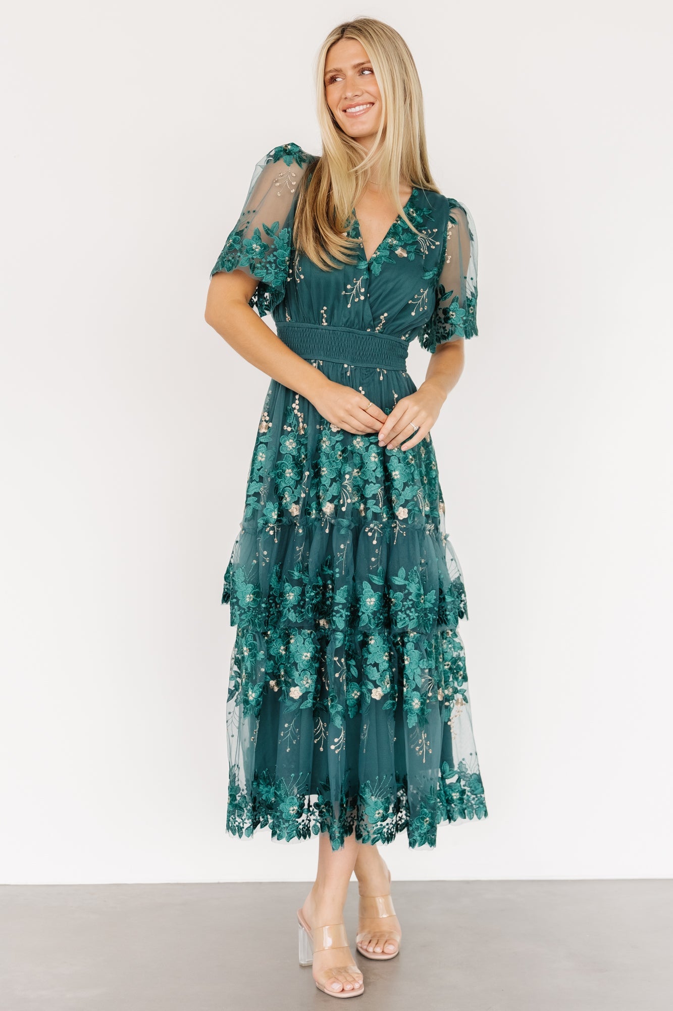 Baltic Born - Lotte Embroidered Midi Dress