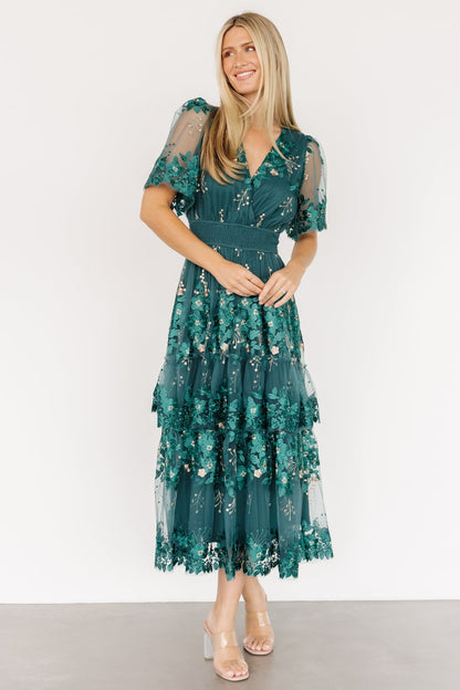 Baltic Born - Lotte Embroidered Midi Dress
