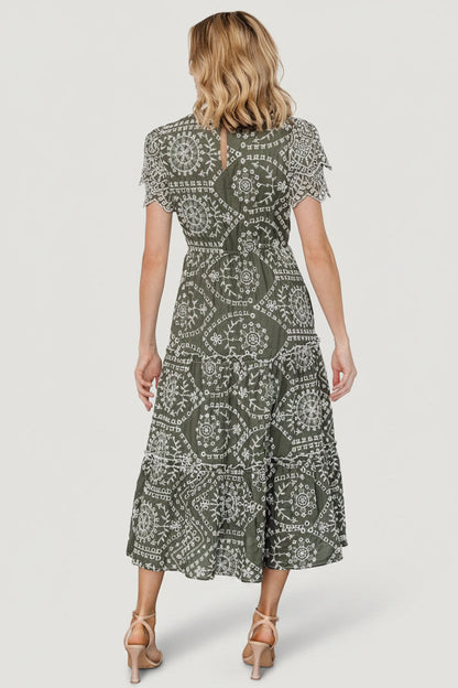 Baltic Born - Mirabel Eyelet Midi Dress
