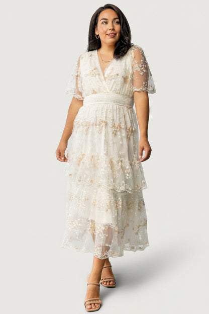 Baltic Born - Eleanor Embroidered Midi Dress