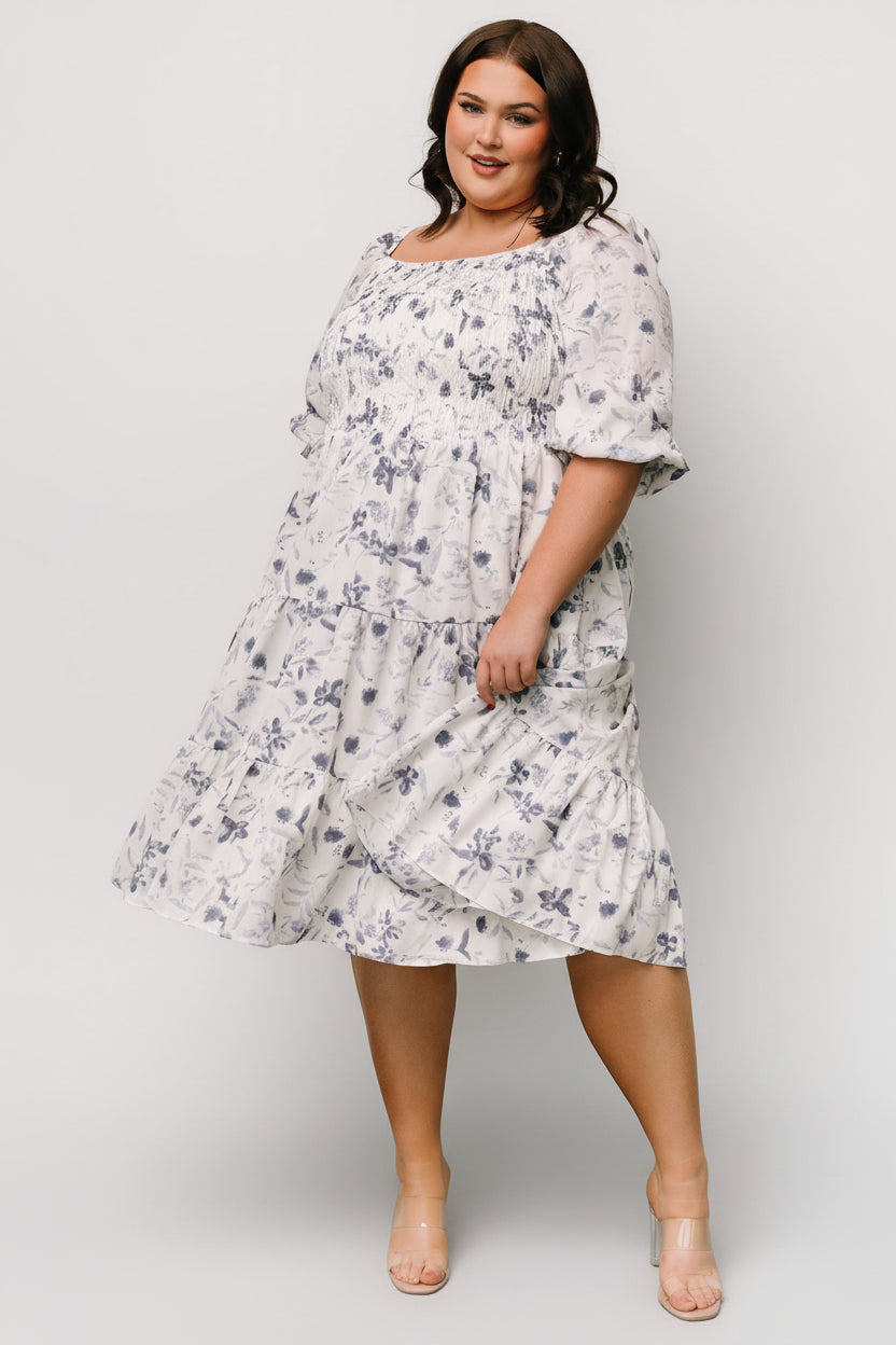 Baltic Born - Marta Smocked Midi Dress