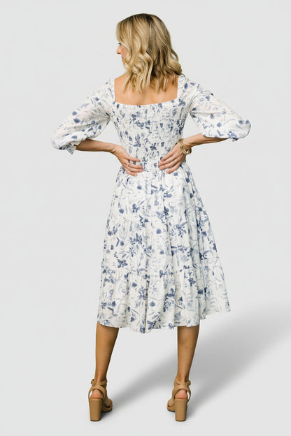 Baltic Born - Marta Smocked Midi Dress