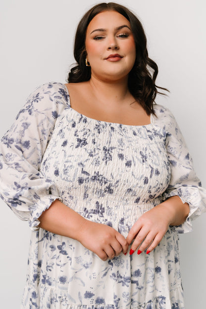 Baltic Born - Marta Smocked Midi Dress