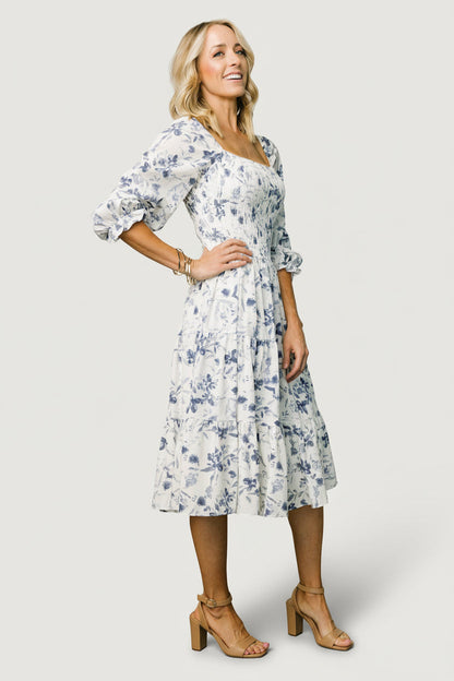 Baltic Born - Marta Smocked Midi Dress