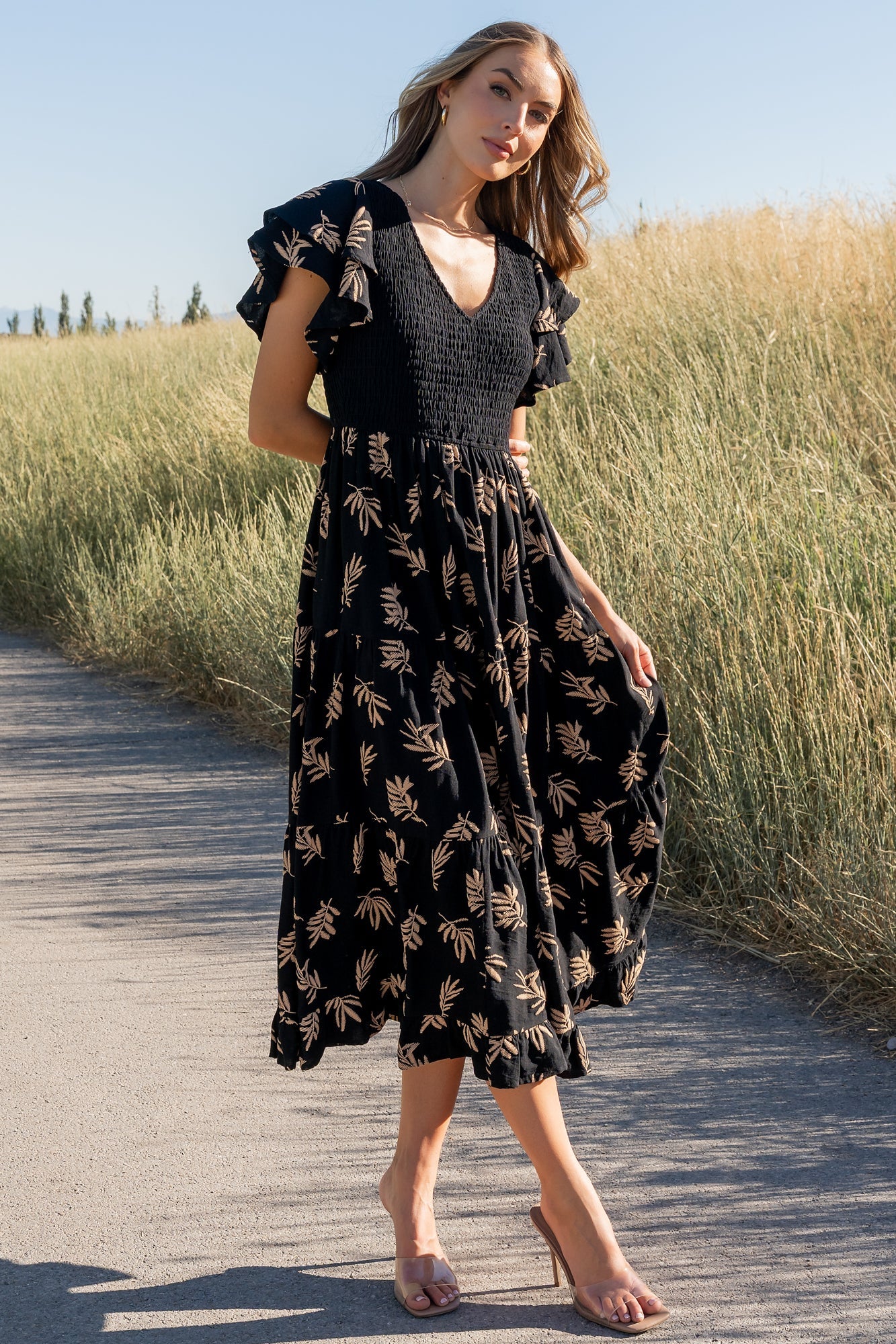 Baltic Born - Estelle Smocked Midi Dress