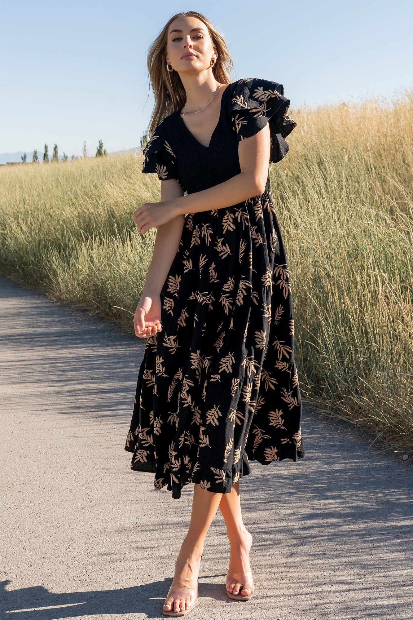 Baltic Born - Estelle Smocked Midi Dress
