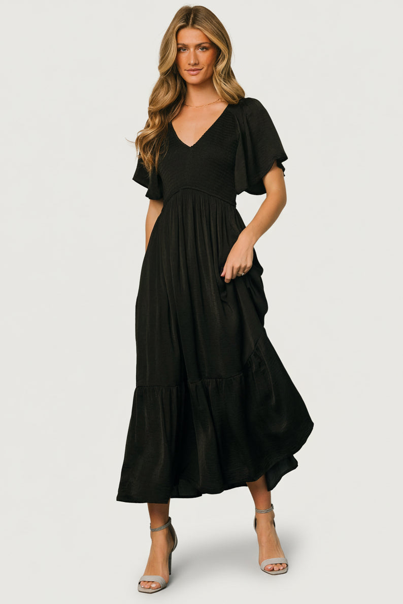 Baltic Born - Lovell Smocked Midi Dress