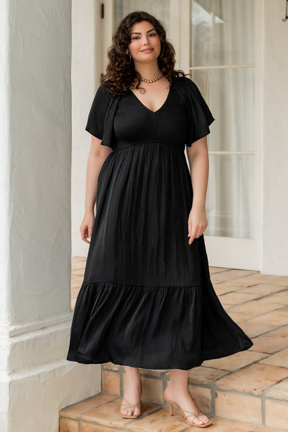 Baltic Born - Lovell Smocked Midi Dress
