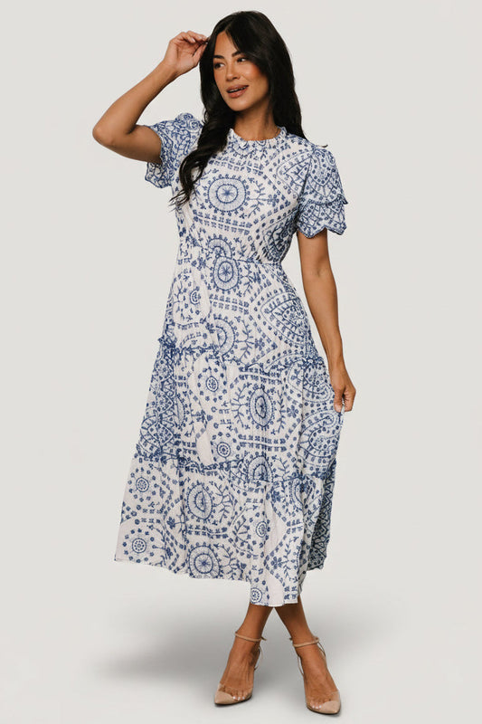 Baltic Born - Mirabel Eyelet Midi Dress
