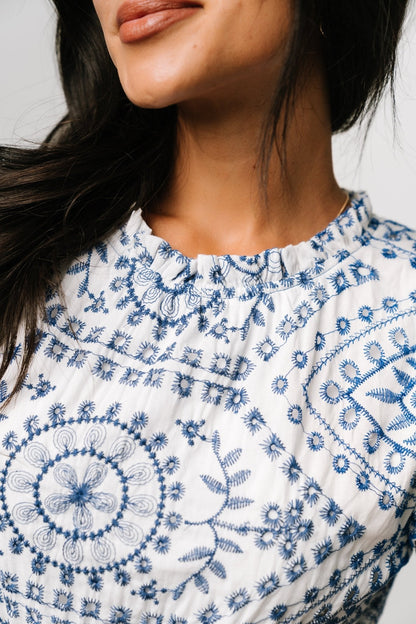 Baltic Born - Mirabel Eyelet Midi Dress