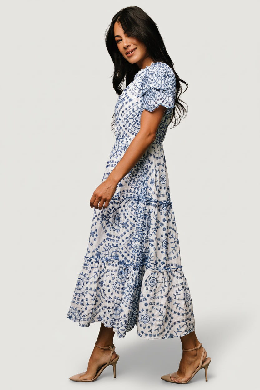 Baltic Born - Mirabel Eyelet Midi Dress