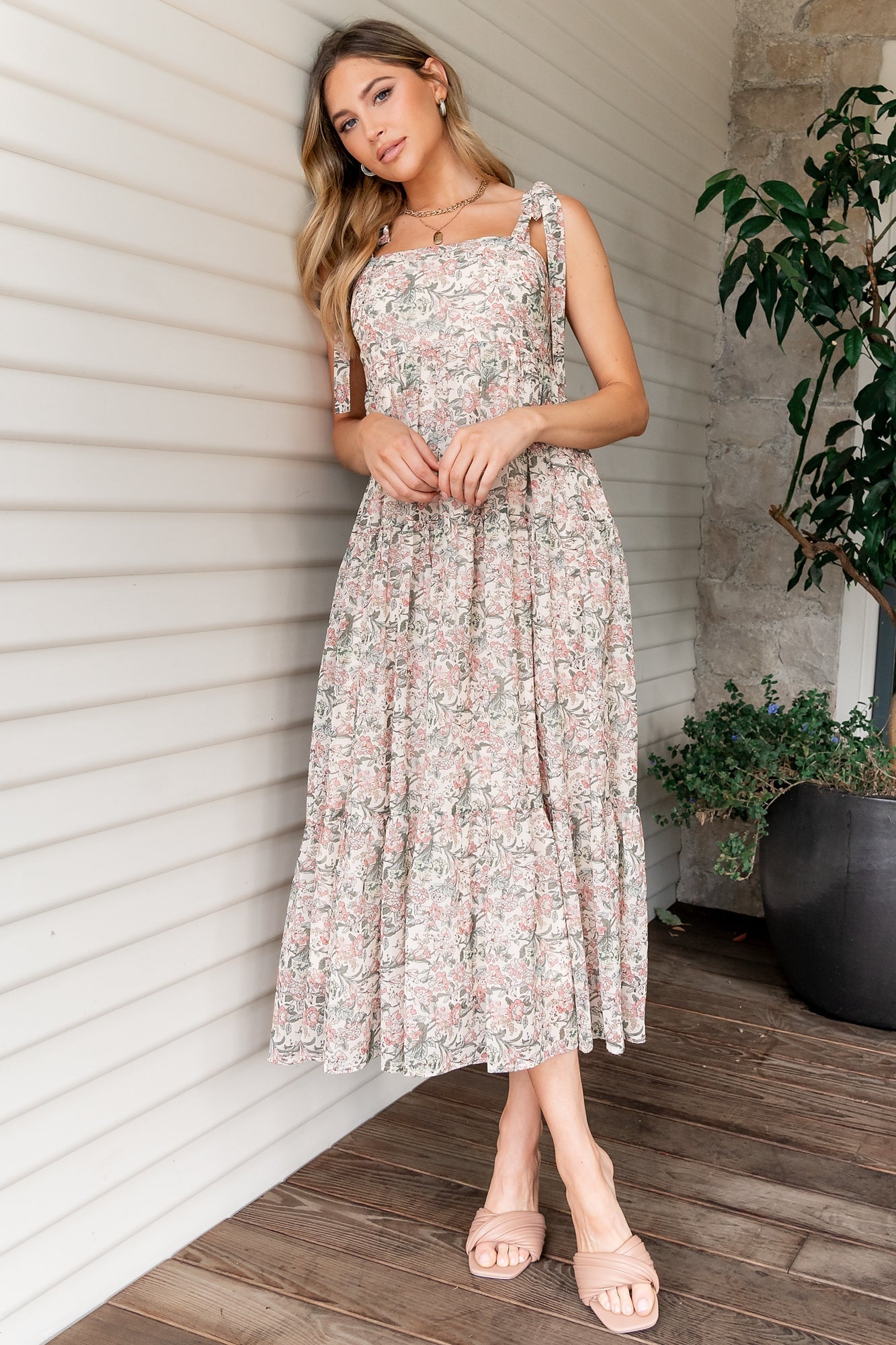 Baltic Born - Lelisa Shoulder Tie Dress