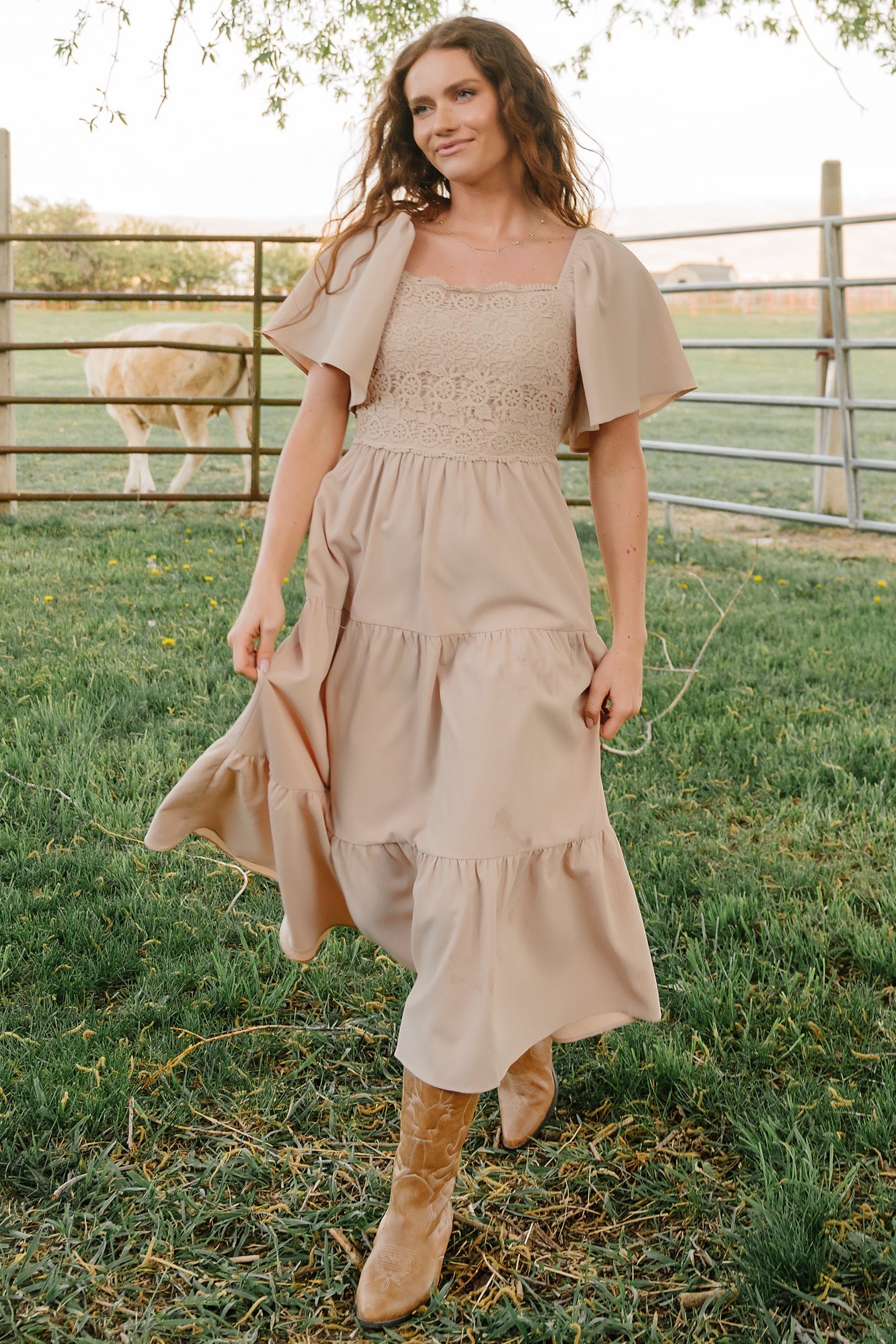 Baltic Born - Fauna Lace Top Dress