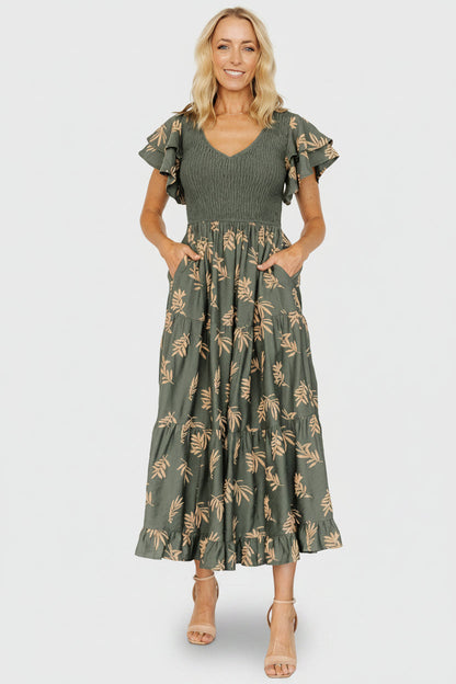 Baltic Born - Estelle Smocked Midi Dress