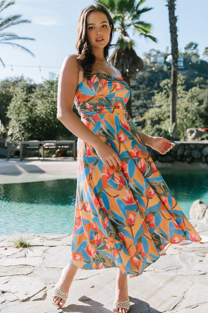 Baltic Born - Solana Strapless Midi Dress