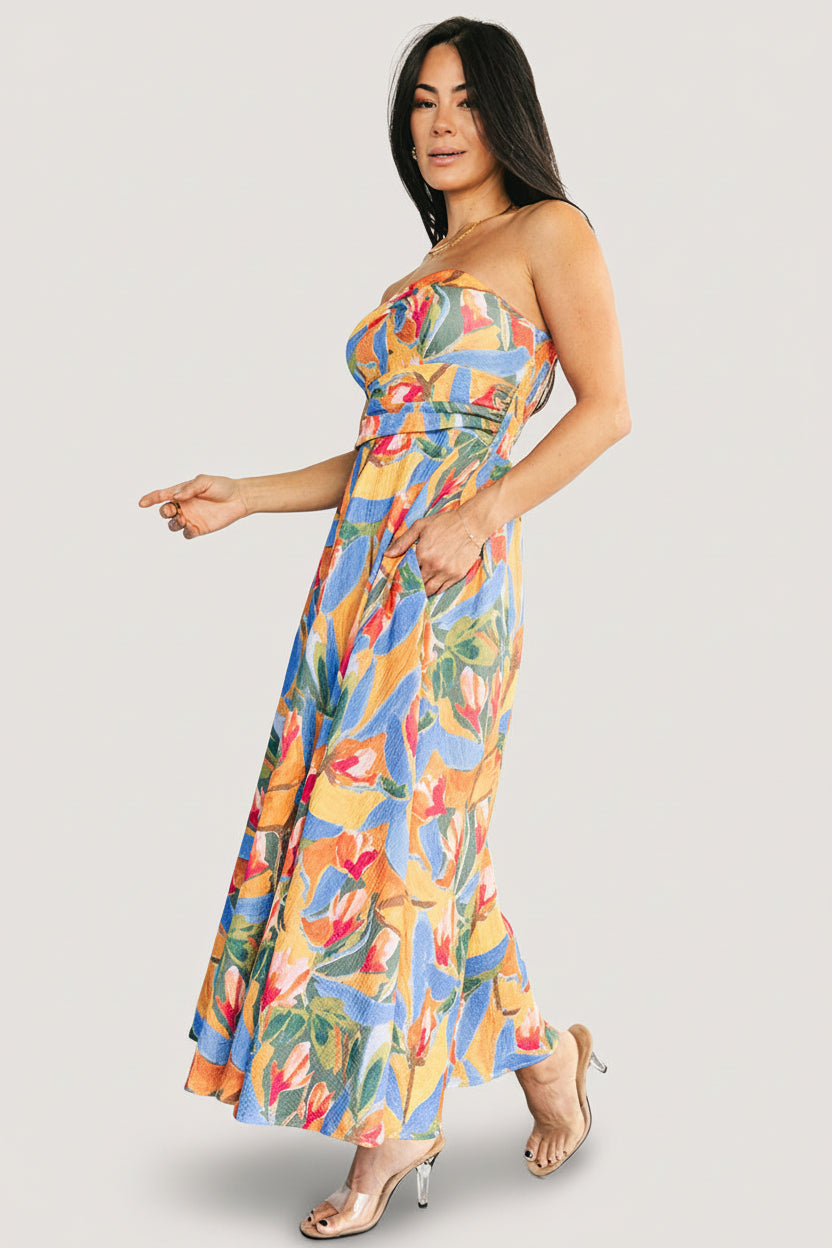Baltic Born - Solana Strapless Midi Dress
