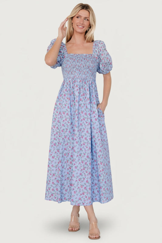 Baltic Born - Haddie Smocked Midi Dress
