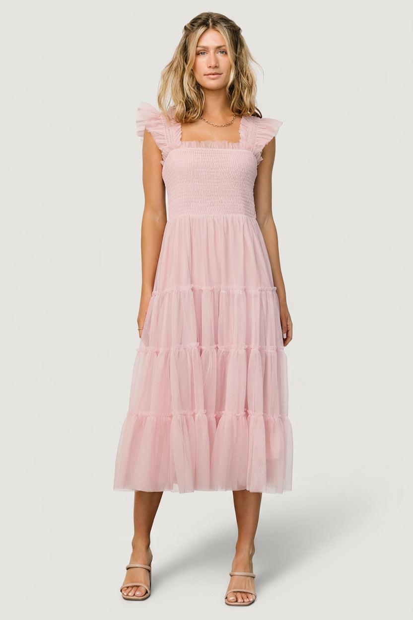 Baltic Born - Emma Smocked Tulle Dress