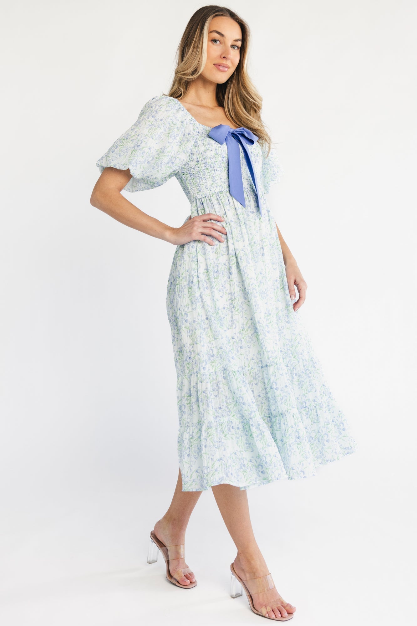 Baltic Born - Jane Bow Midi Dress