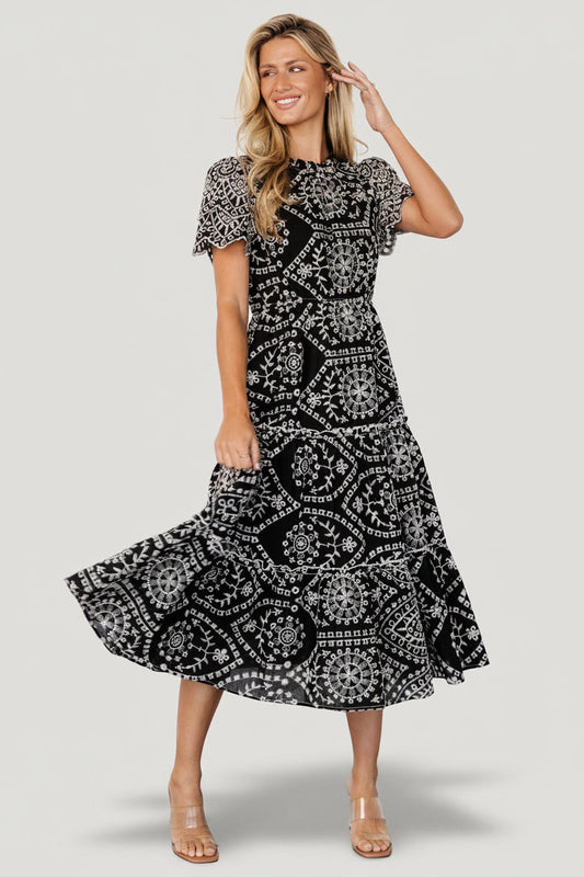 Baltic Born - Mirabel Eyelet Midi Dress
