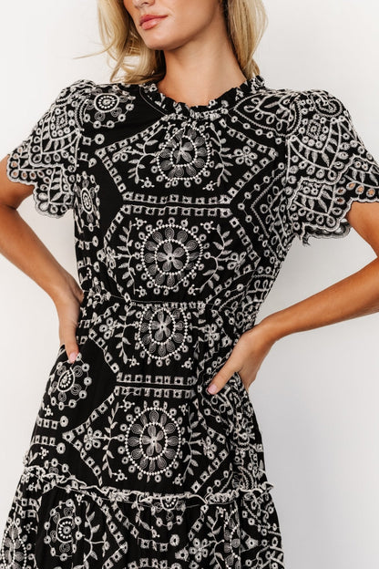 Baltic Born - Mirabel Eyelet Midi Dress