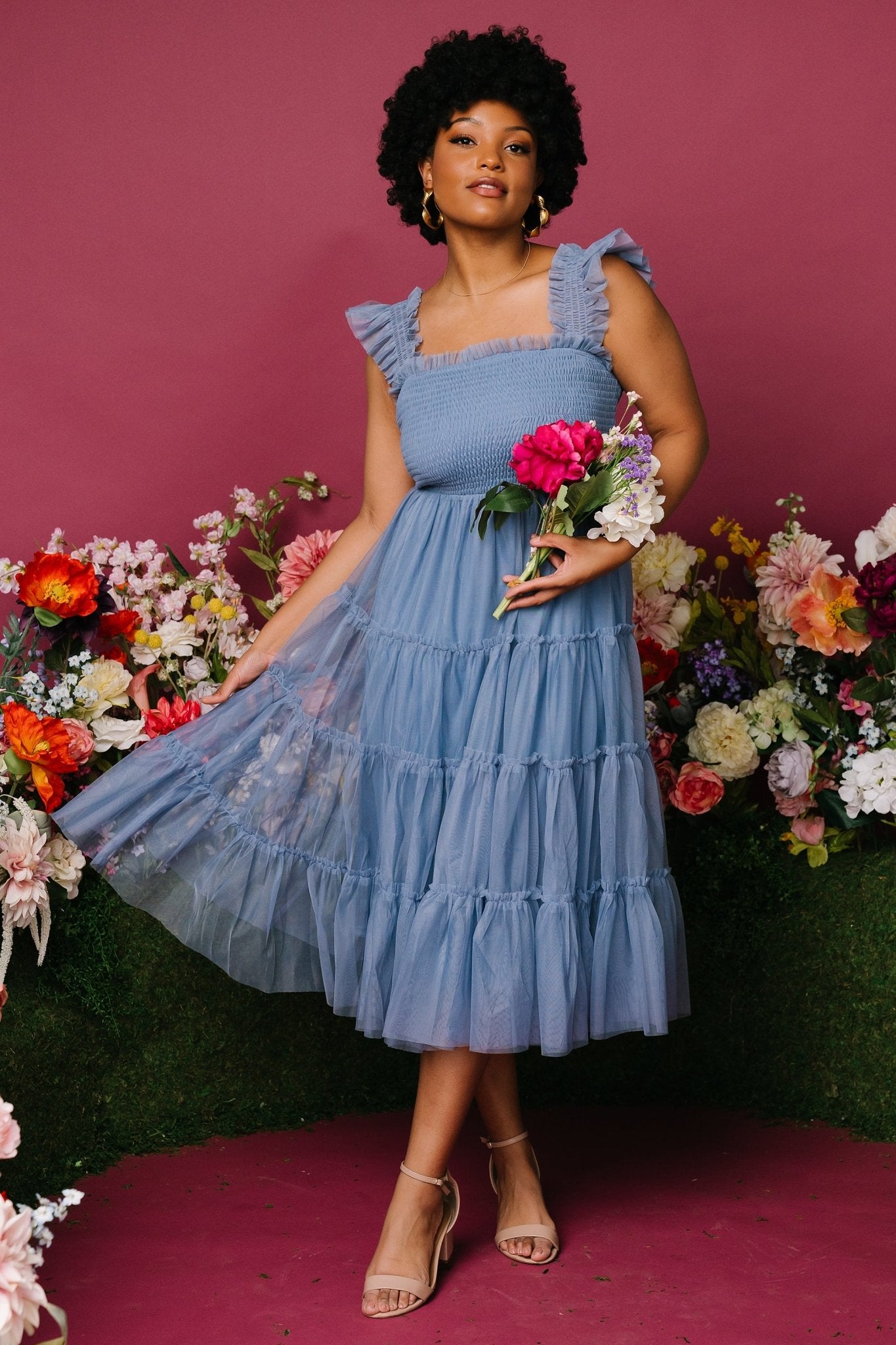 Baltic Born - Emma Smocked Tulle Dress