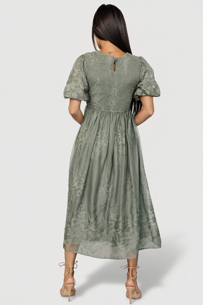 Baltic Born - Corrine Embroidered Midi Dress