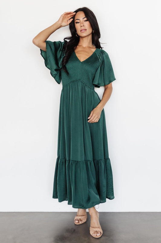 Baltic Born - Lovell Smocked Midi Dress