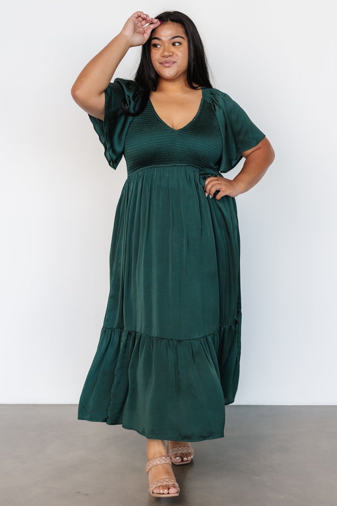Baltic Born - Lovell Smocked Midi Dress