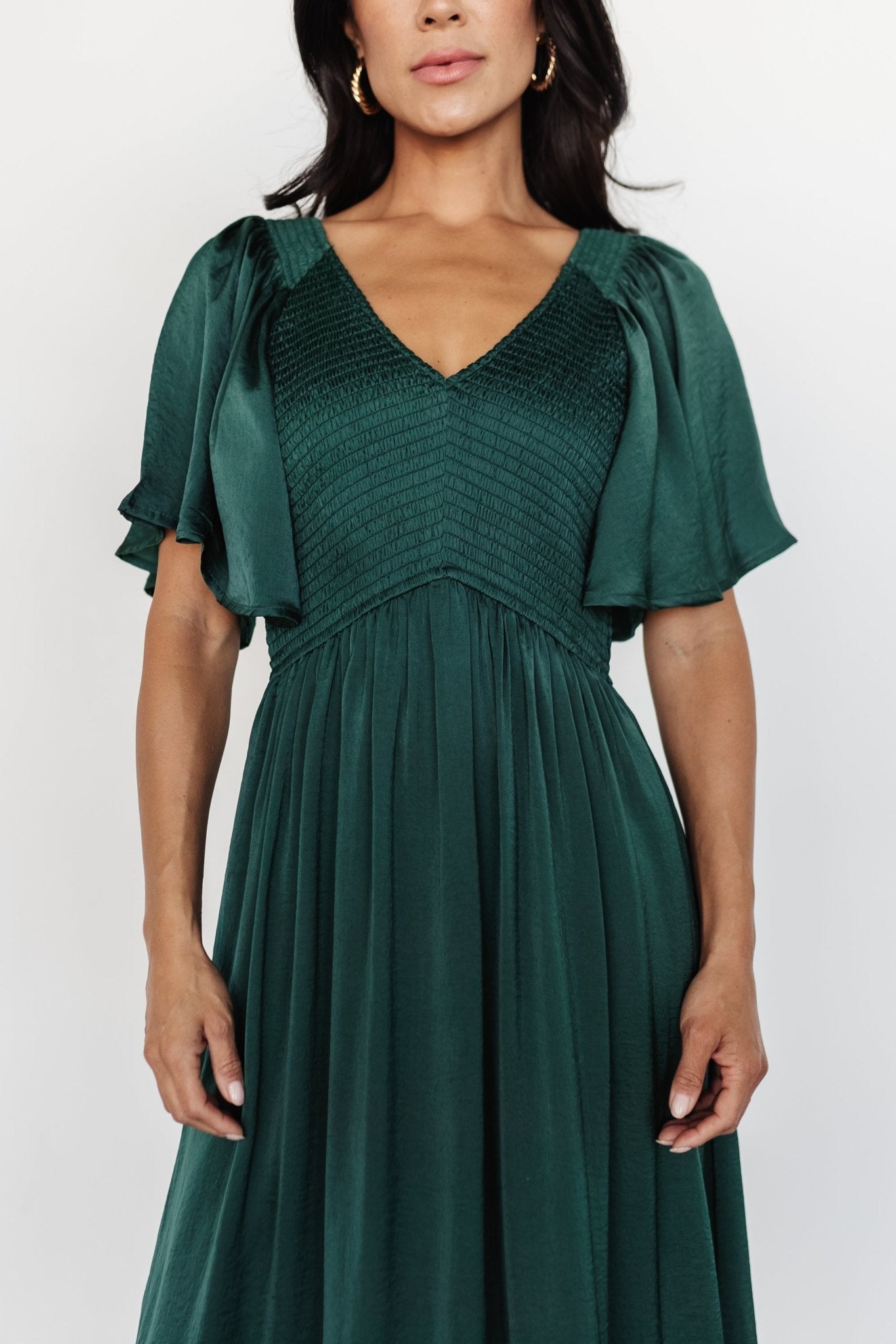 Baltic Born - Lovell Smocked Midi Dress