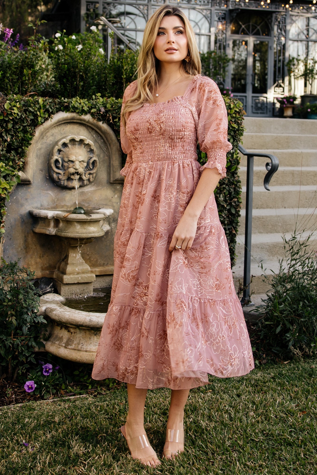 Baltic Born - Fabian Jacquard Midi Dress