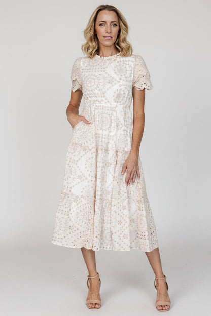 Baltic Born - Mirabel Eyelet Midi Dress